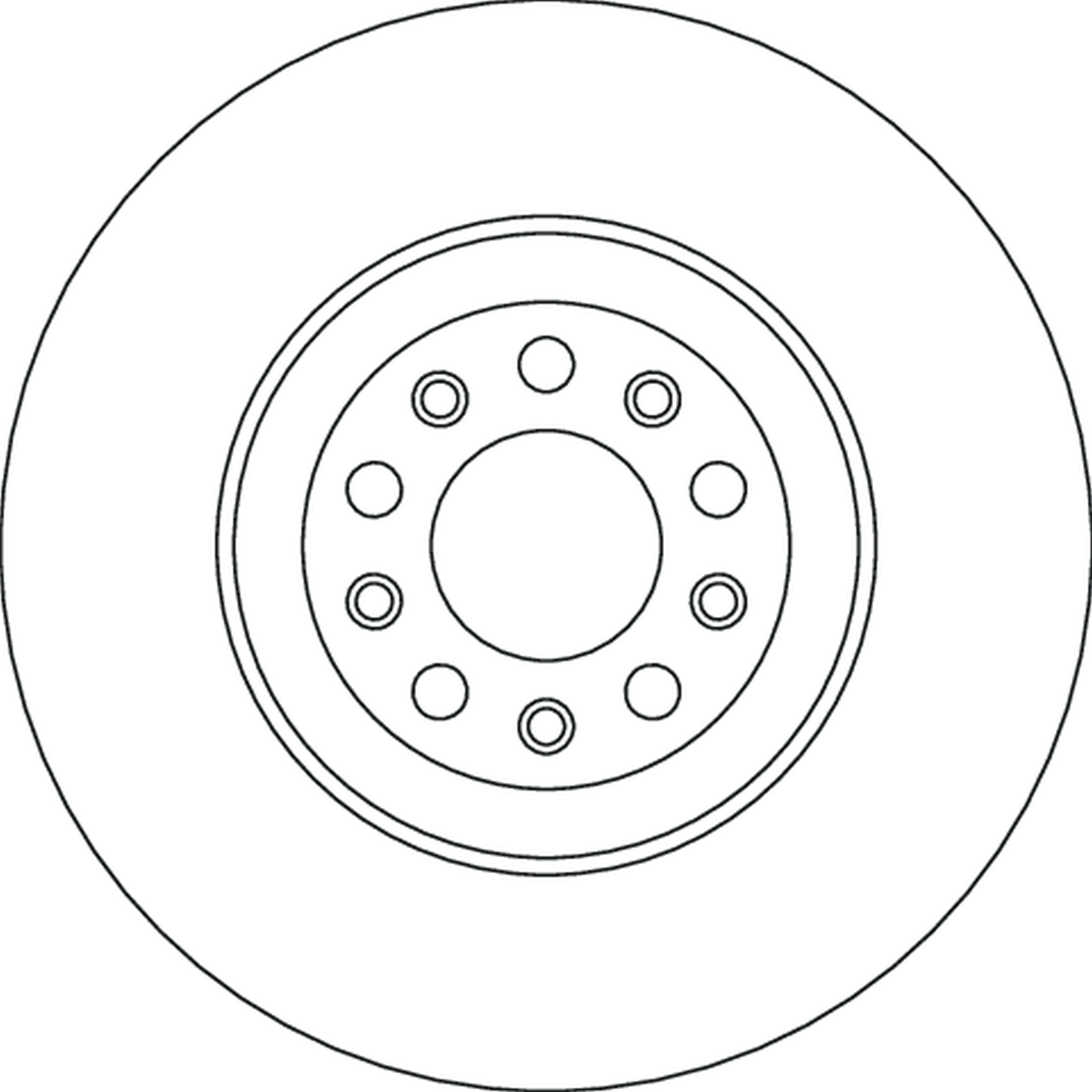 TRW Remschijf DF6551S