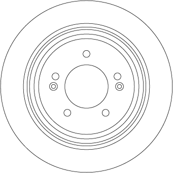 TRW Remschijf DF6573