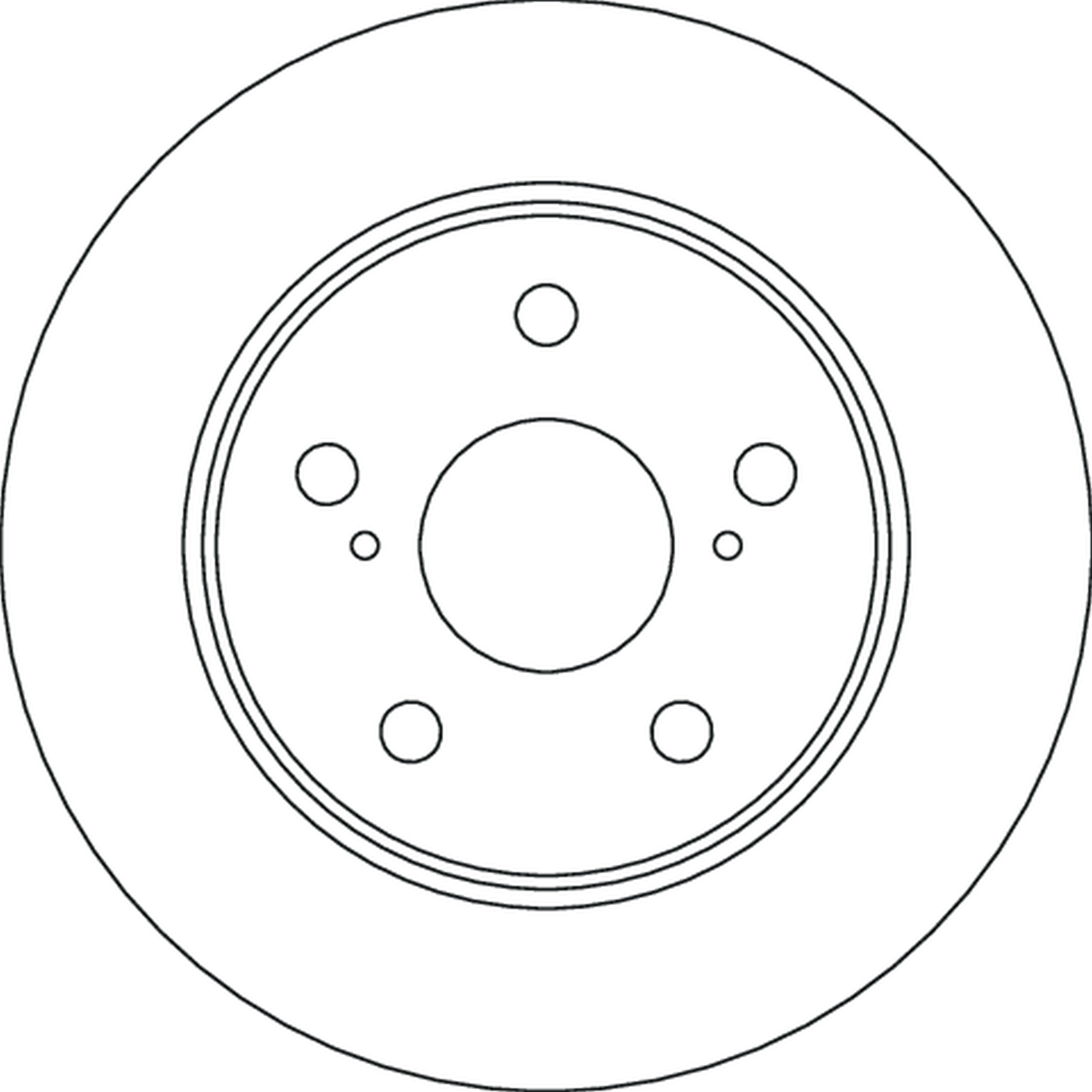 TRW Remschijf DF6773