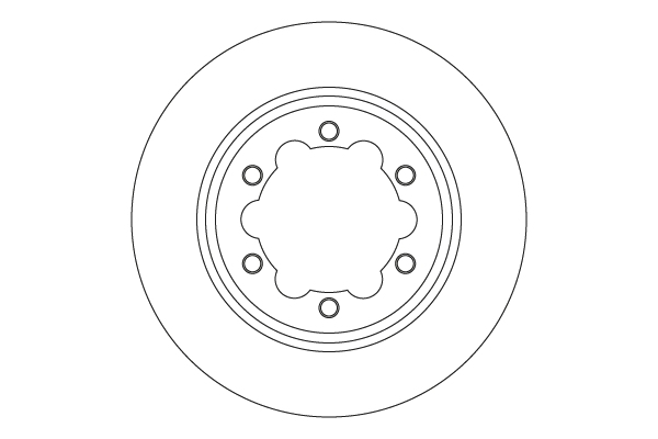 TRW Remschijf DF6774S
