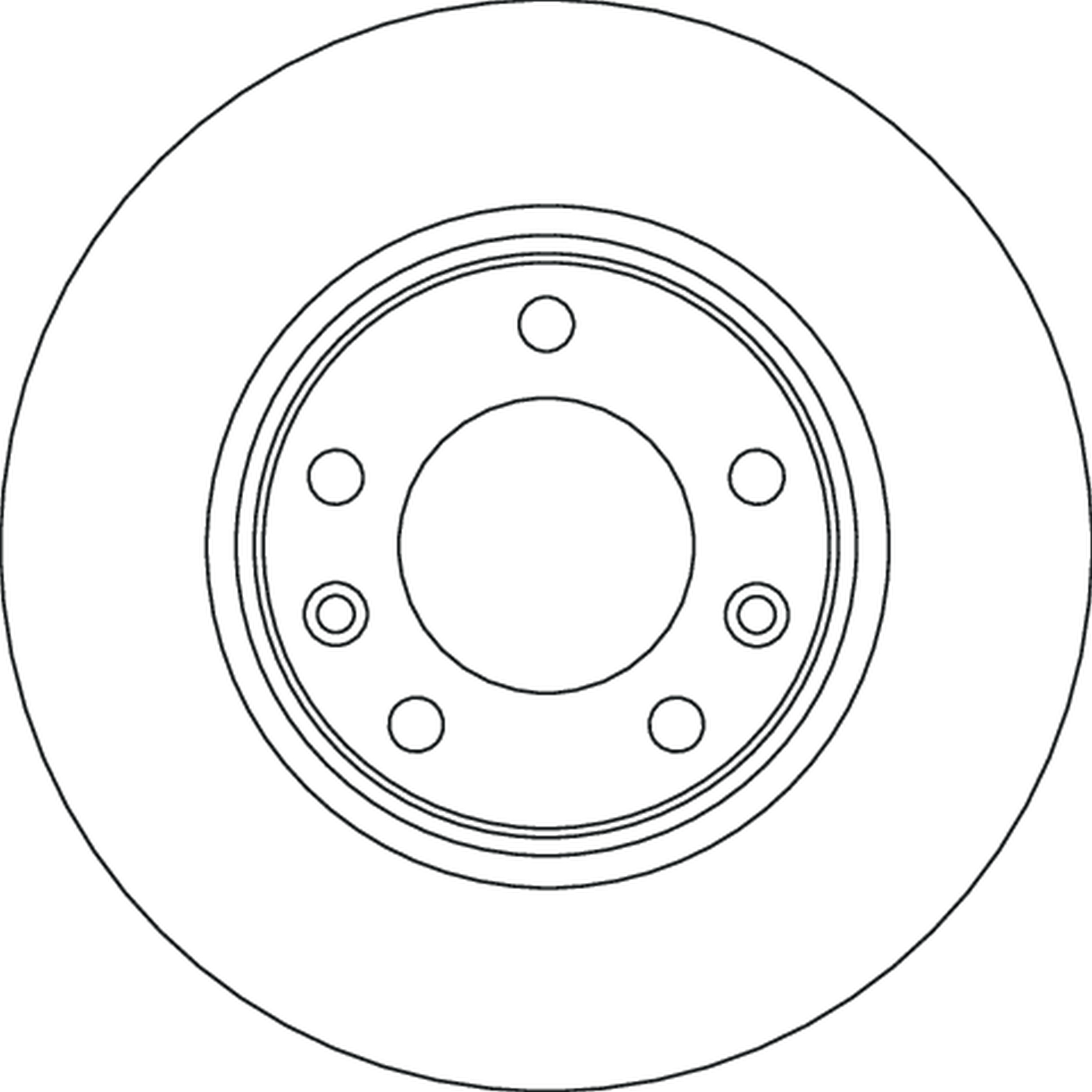 TRW Remschijf DF6780