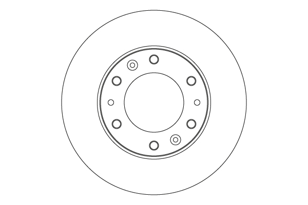 TRW Remschijf DF6805S
