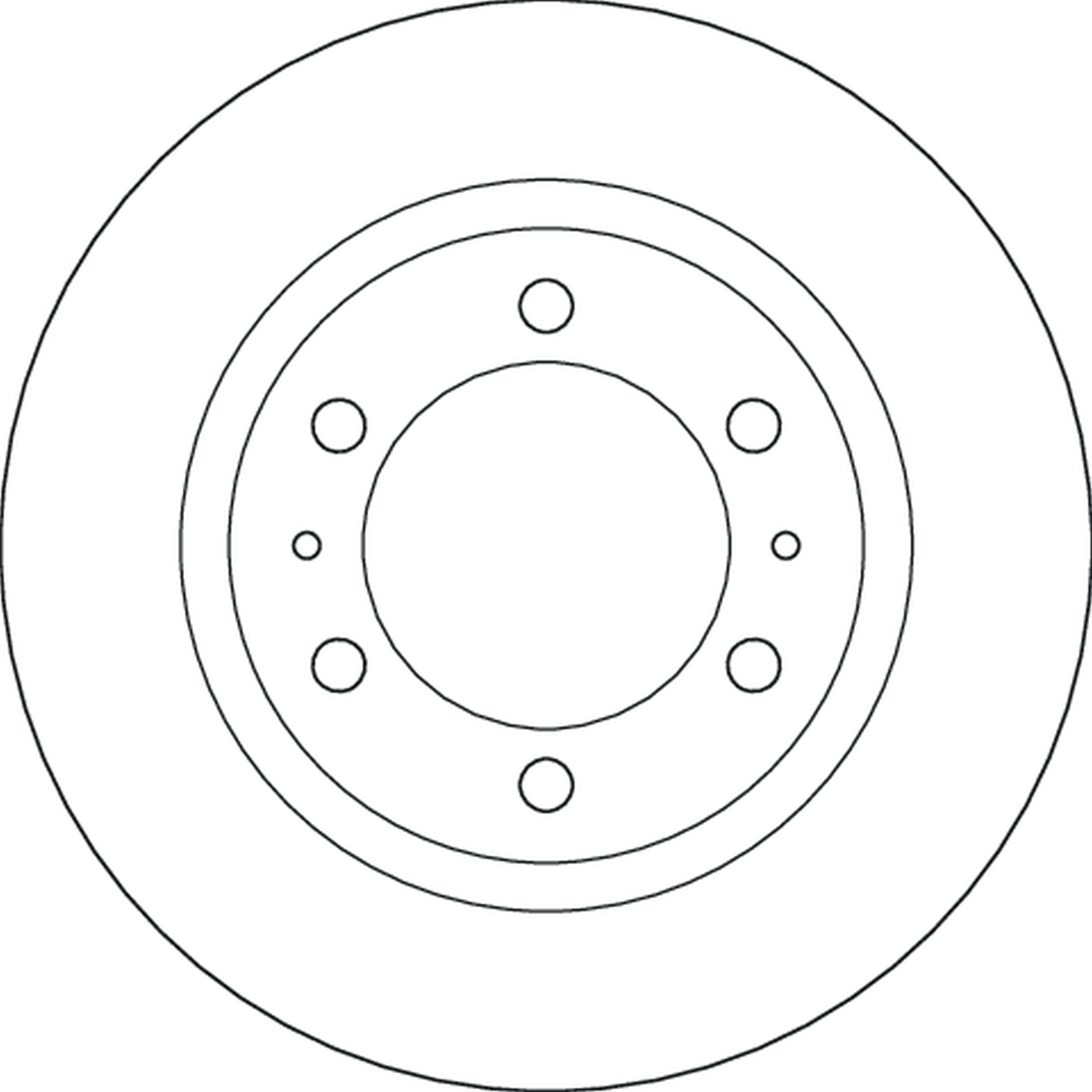 TRW Remschijf DF6817S