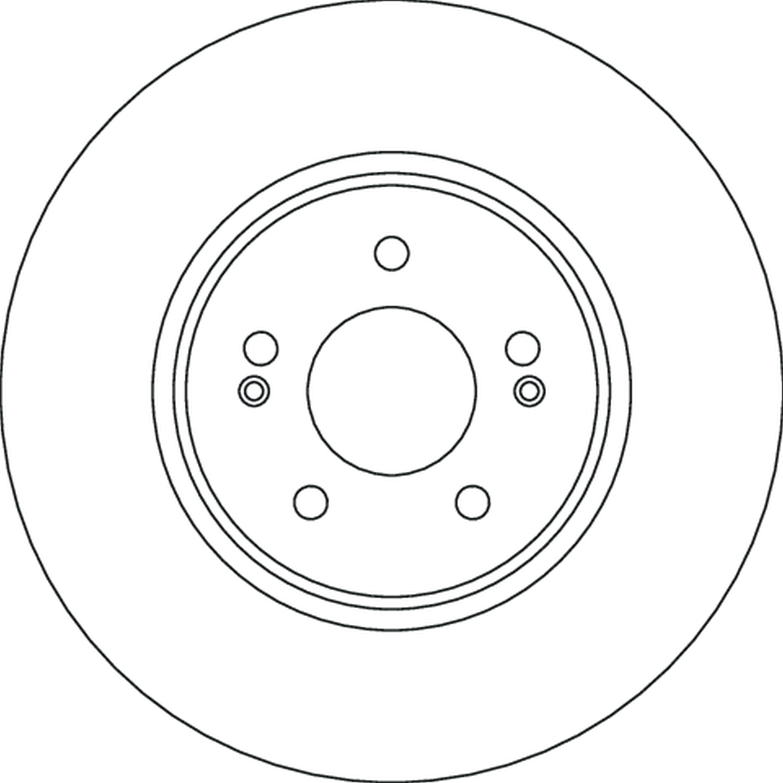 TRW Remschijf DF6829S