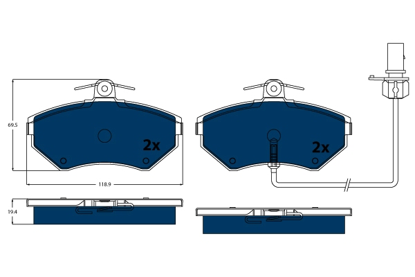 TRW Remblokset GDB1366BTE