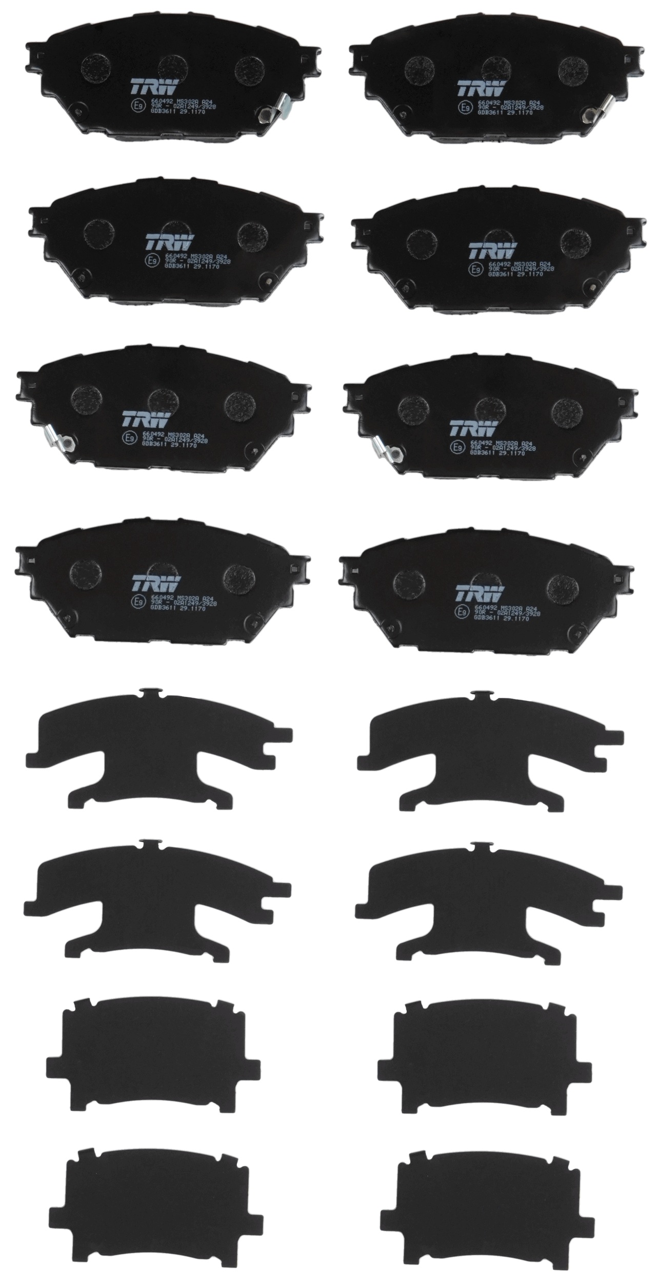 TRW Remblokset GDB3611