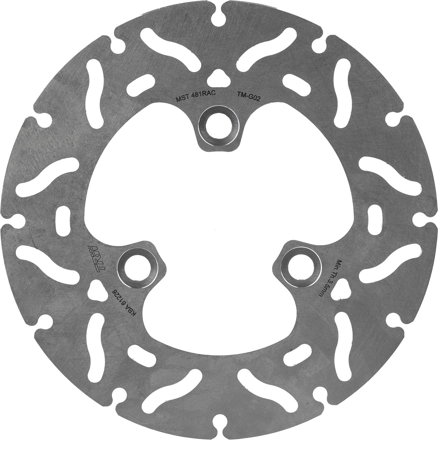 TRW Remschijf MST481RAC