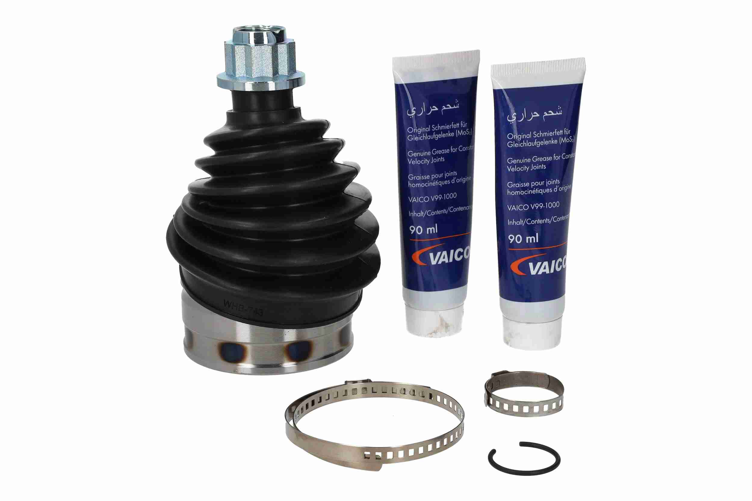 Vaico Homokineet reparatie set, aandrijfas V10-9690