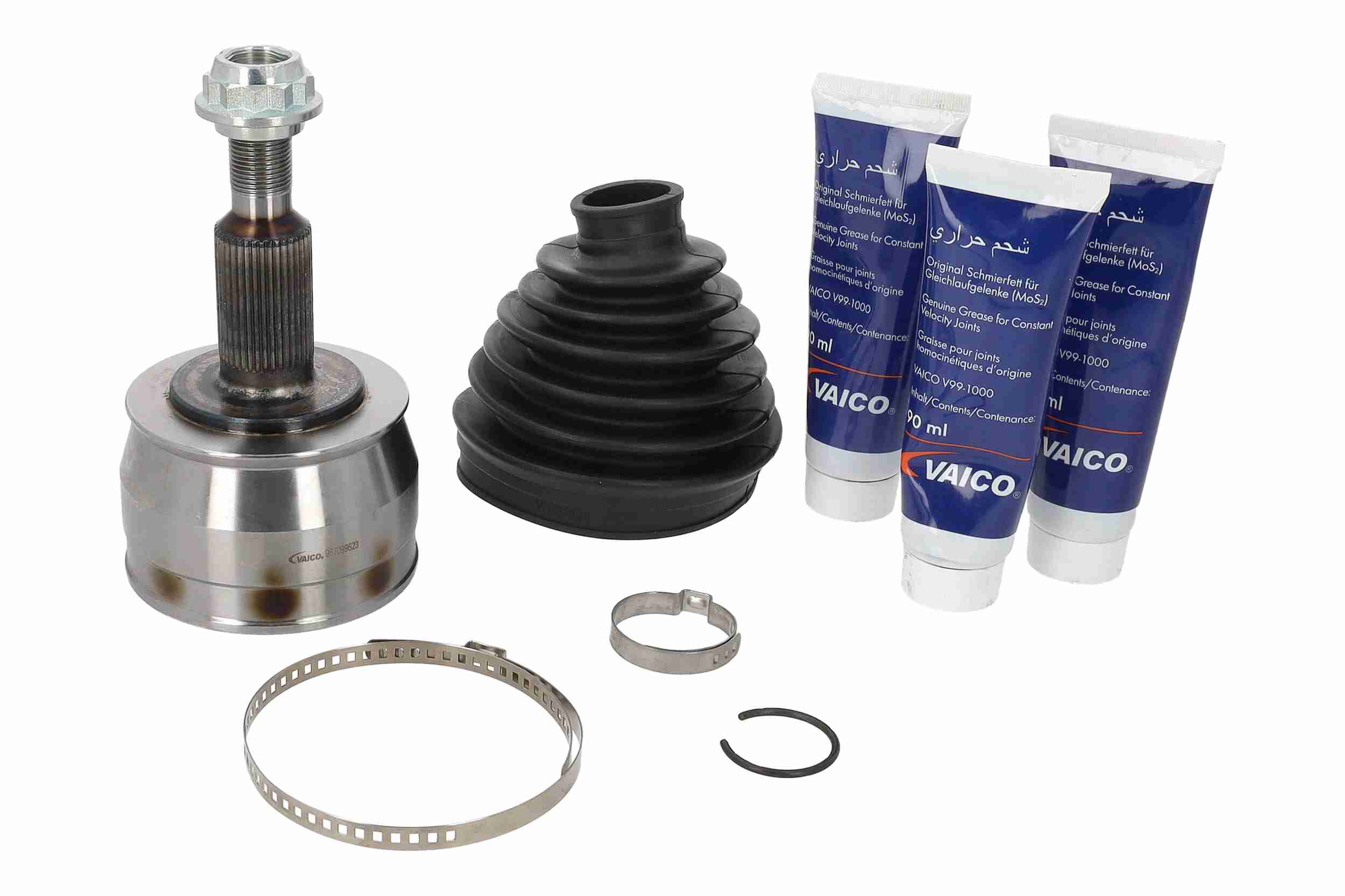 Vaico Homokineet reparatie set, aandrijfas V10-9992