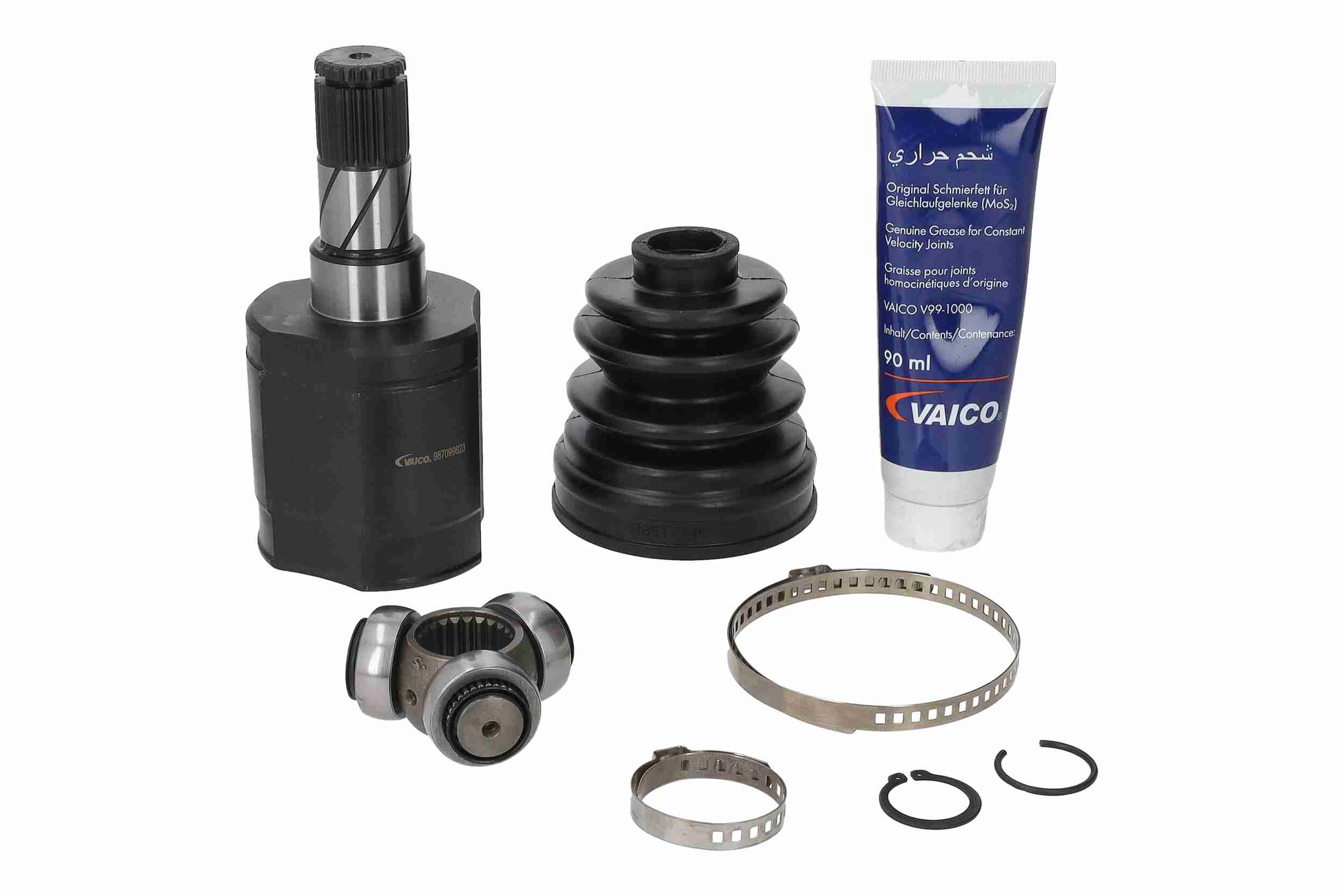 Vaico Homokineet reparatie set, aandrijfas V40-2516