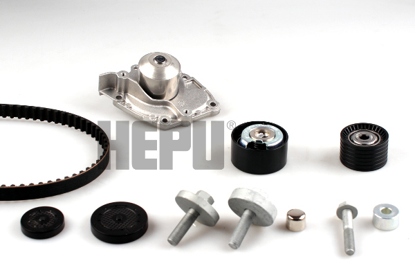 Hepu Distributieriem kit inclusief waterpomp PK09553