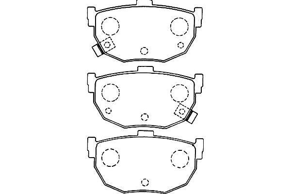 Kavo Parts Remblokset BP-3017