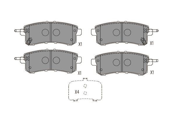 Kavo Parts Remblokset BP-6628