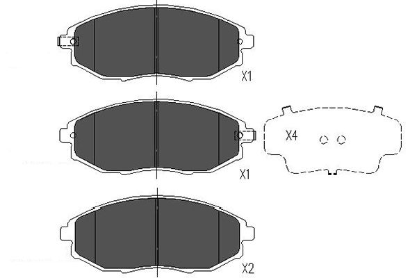 Kavo Parts Remblokset KBP-1011