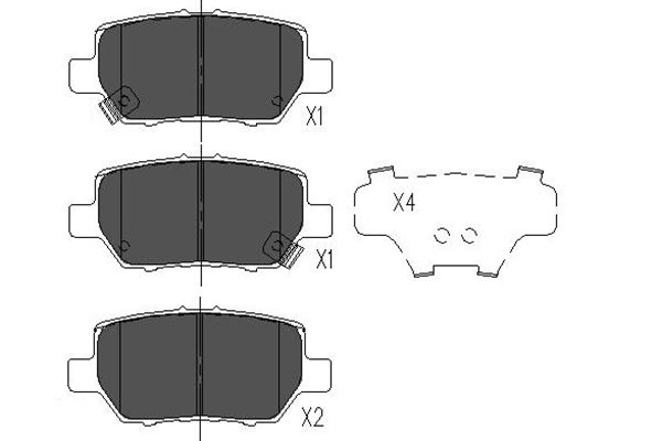 Kavo Parts Remblokset KBP-2040
