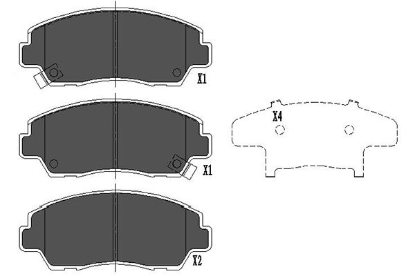 Kavo Parts Remblokset KBP-4522