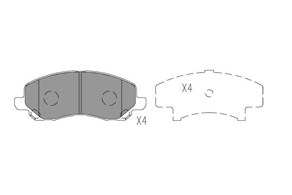 Kavo Parts Remblokset KBP-5560