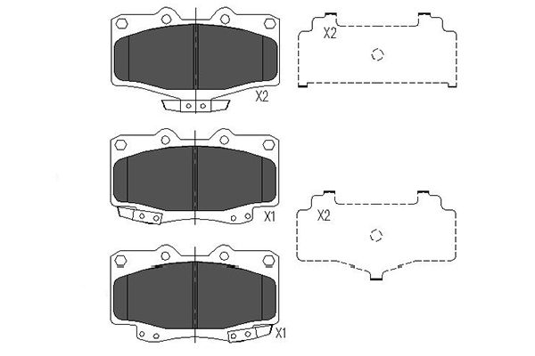 Kavo Parts Remblokset KBP-9054