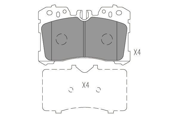 Kavo Parts Remblokset KBP-9150