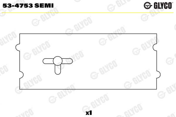 Glyco Nokkenaslager 53-4753 SEMI