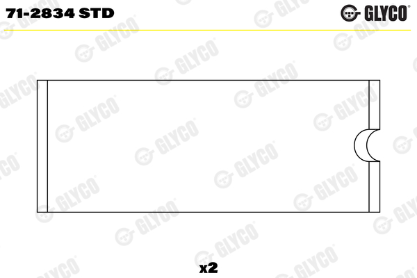 Glyco Drijfstanglager 71-2834 STD