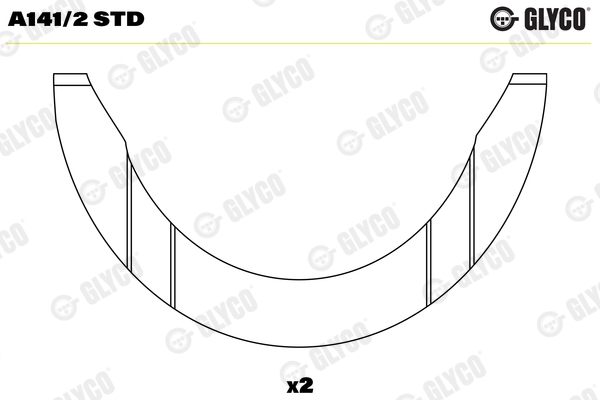 Glyco Krukasafstandsschijf A141/2 STD