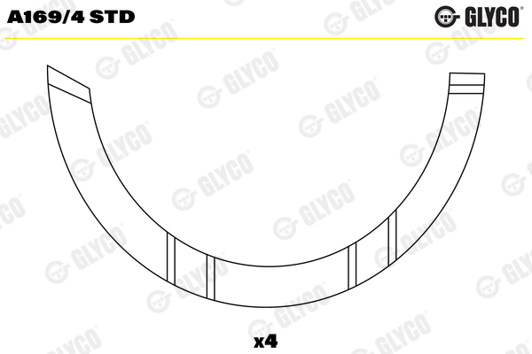 Glyco Krukasafstandsschijf A169/4 STD