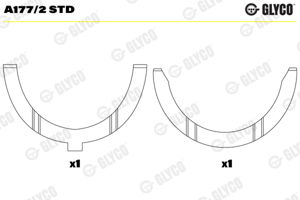 Glyco Krukasafstandsschijf A177/2 STD