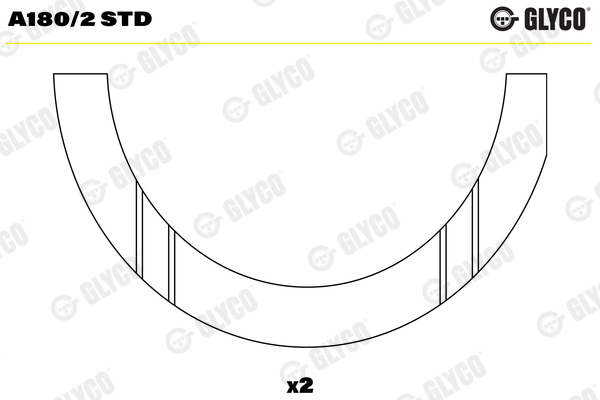 Glyco Krukasafstandsschijf A180/2 STD