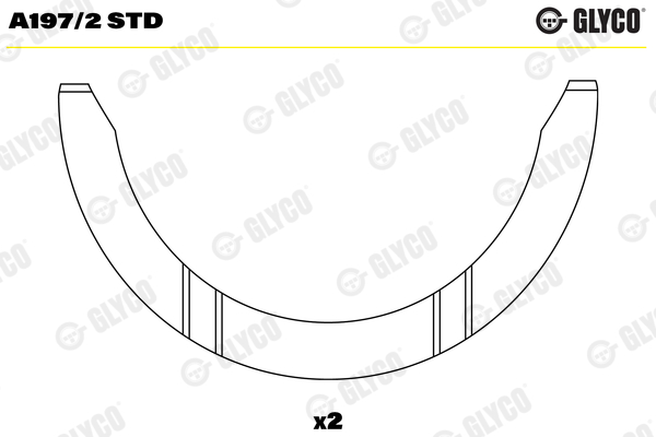 Glyco Krukasafstandsschijf A197/2 STD