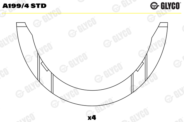Glyco Krukasafstandsschijf A199/4 STD