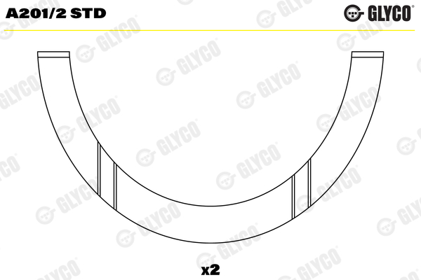 Glyco Krukasafstandsschijf A201/2 STD