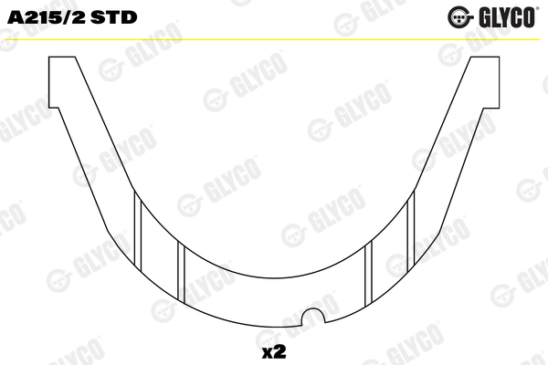 Glyco Krukasafstandsschijf A215/2 STD