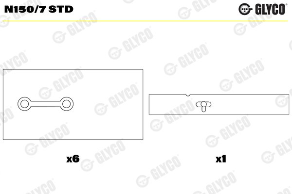 Glyco Nokkenaslager N150/7 STD