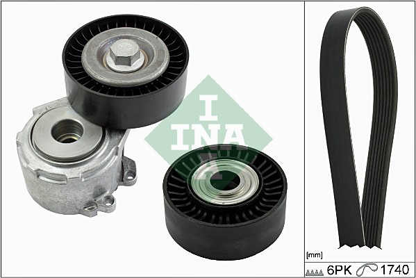 INA Poly V-riemen kit 529 0018 10