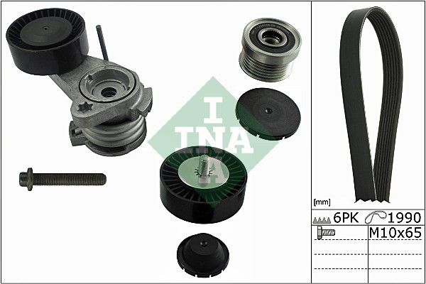 INA Poly V-riemen kit 529 0031 10