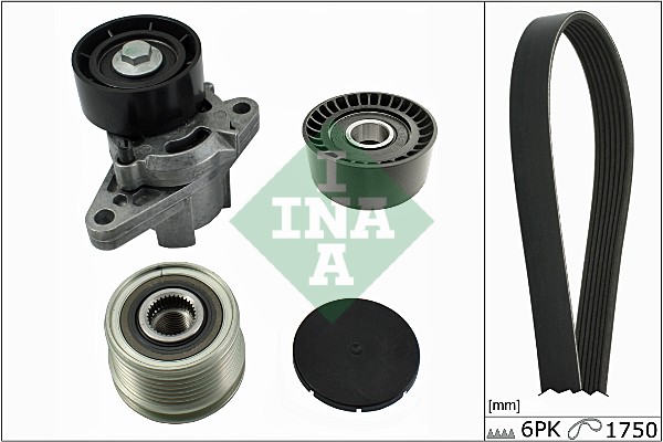 INA Poly V-riemen kit 529 0051 10