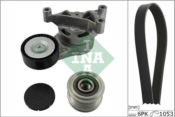 INA Poly V-riemen kit 529 0052 20