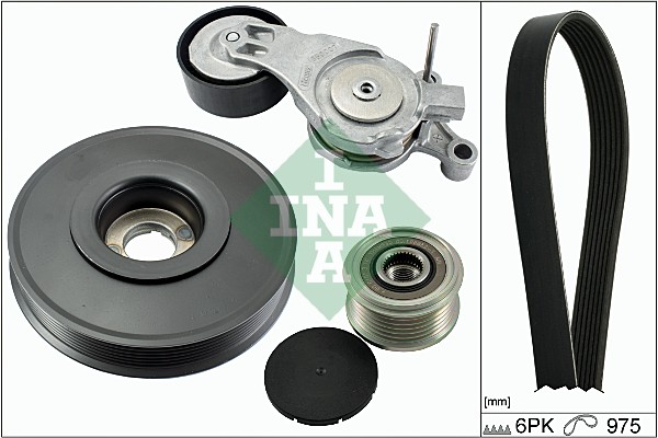 INA Poly V-riemen kit 529 0065 10