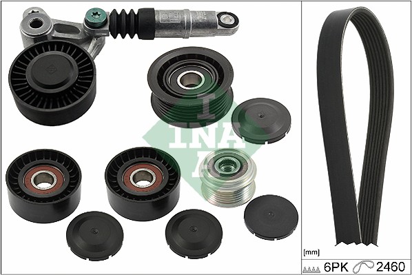 INA Poly V-riemen kit 529 0077 10