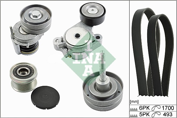 INA Poly V-riemen kit 529 0083 10