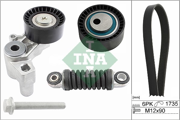 INA Poly V-riemen kit 529 0097 10