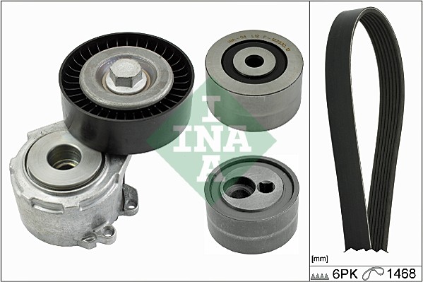 INA Poly V-riemen kit 529 0156 10