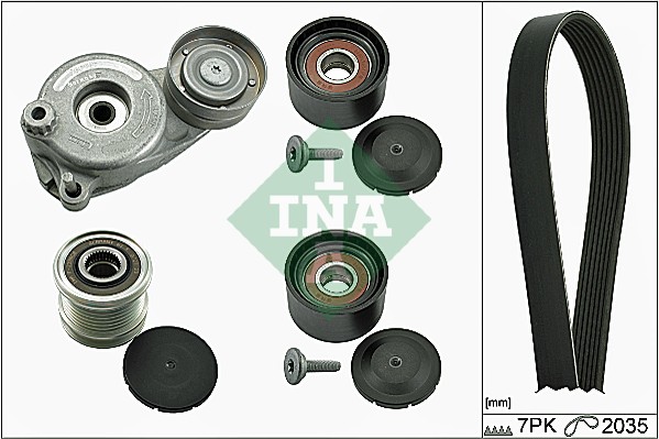 INA Poly V-riemen kit 529 0050 20