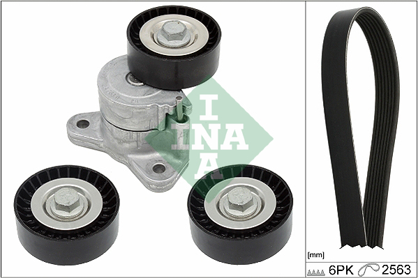 INA Poly V-riemen kit 529 0191 10