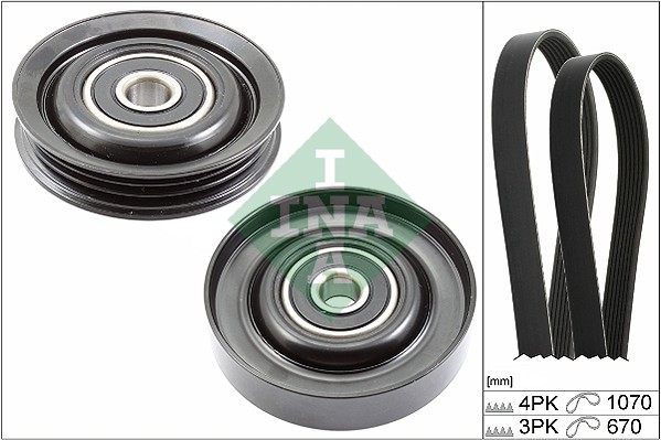 INA Poly V-riemen kit 529 0228 10