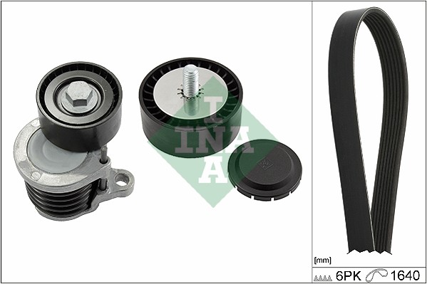 INA Poly V-riemen kit 529 0238 10