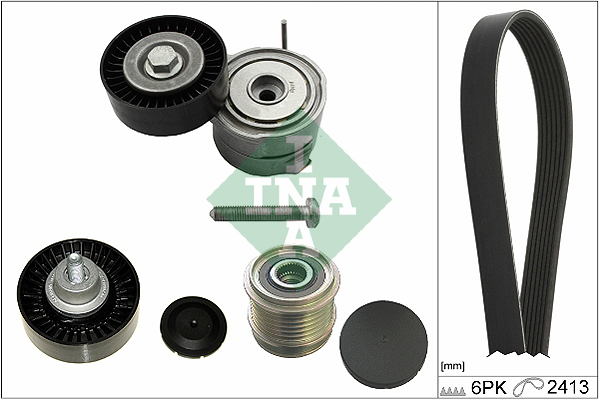 INA Poly V-riemen kit 529 0242 10