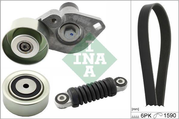 INA Poly V-riemen kit 529 0276 10