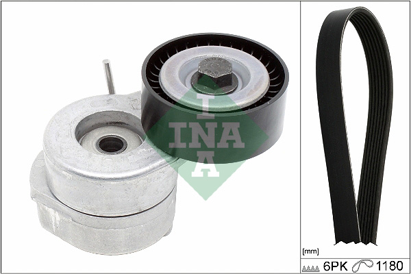 INA Poly V-riemen kit 529 0286 10